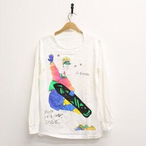 Vintage Arapahoe Basin Snowboarding Long Sleeve T Shirt Large